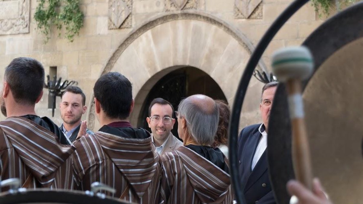 Palau va assistir ahir a la Festa de Moros i Cristians.