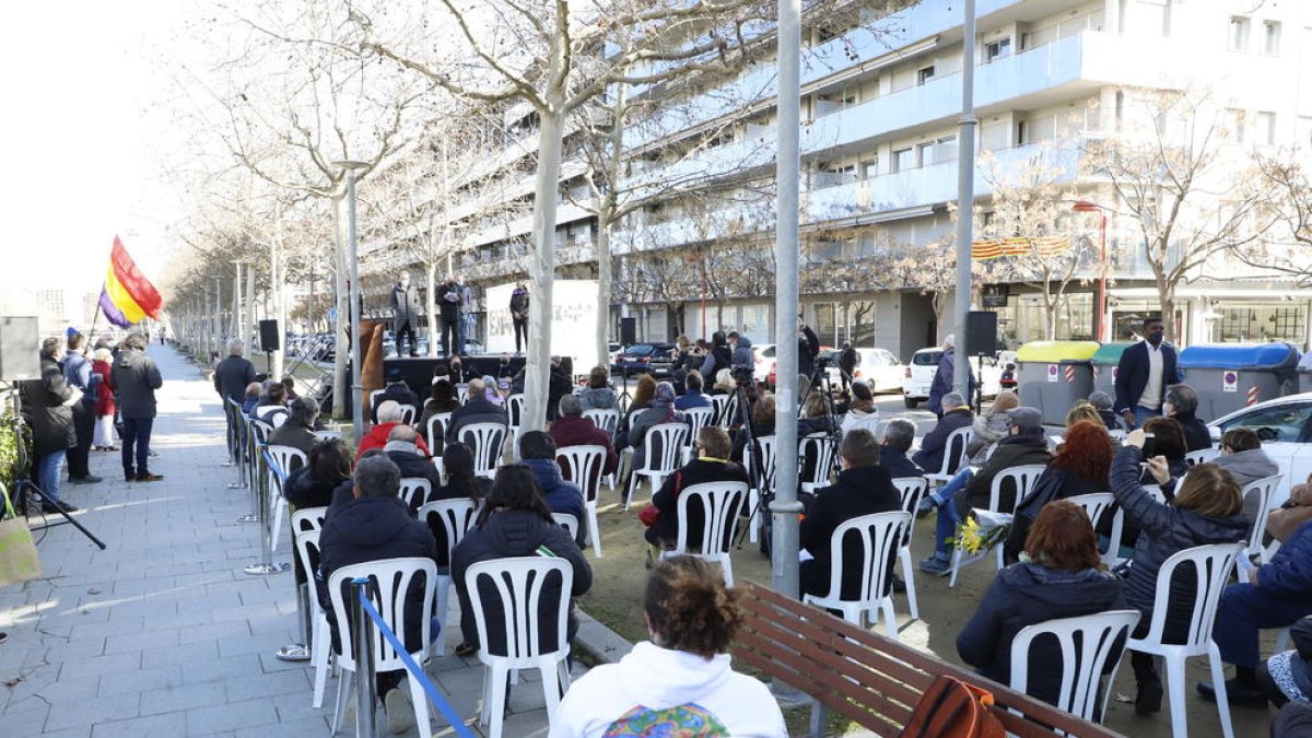 El acto tuvo lugar en la calle Jaume II, en Cappont.