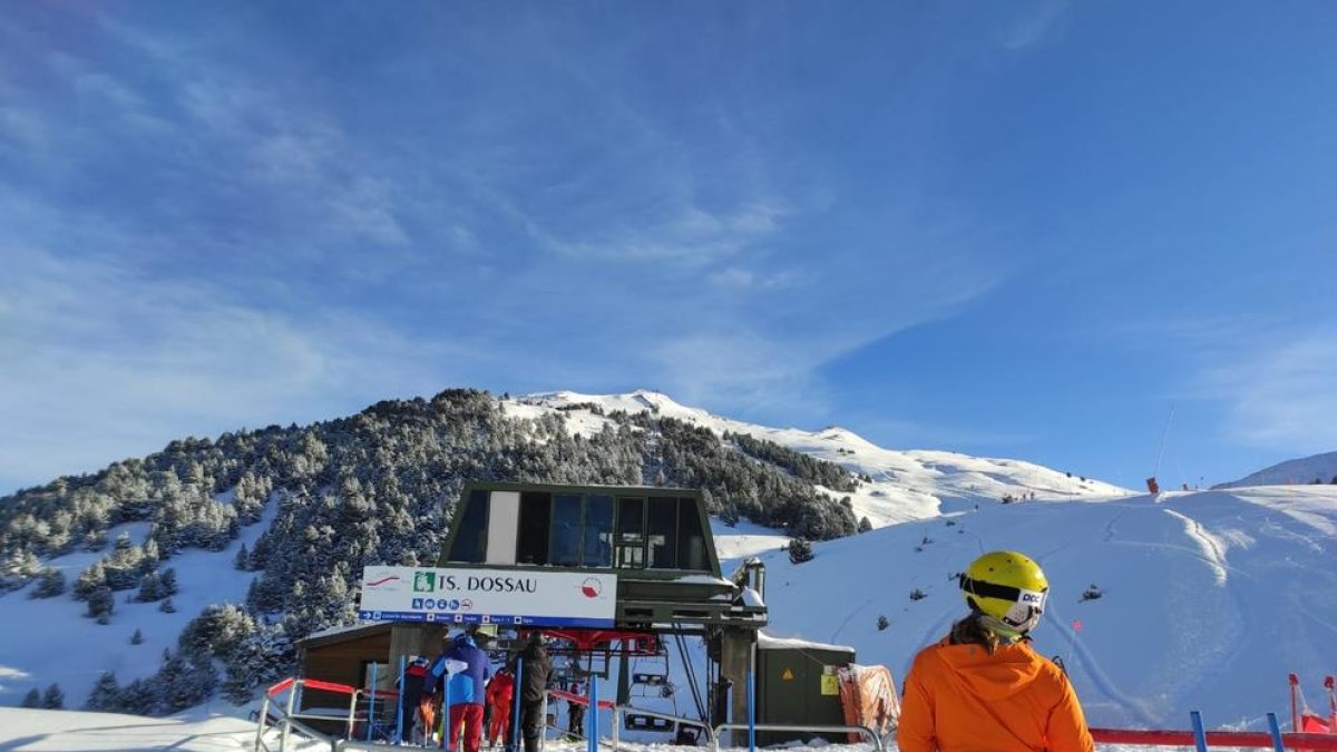 Despidiendo el año en la nieve