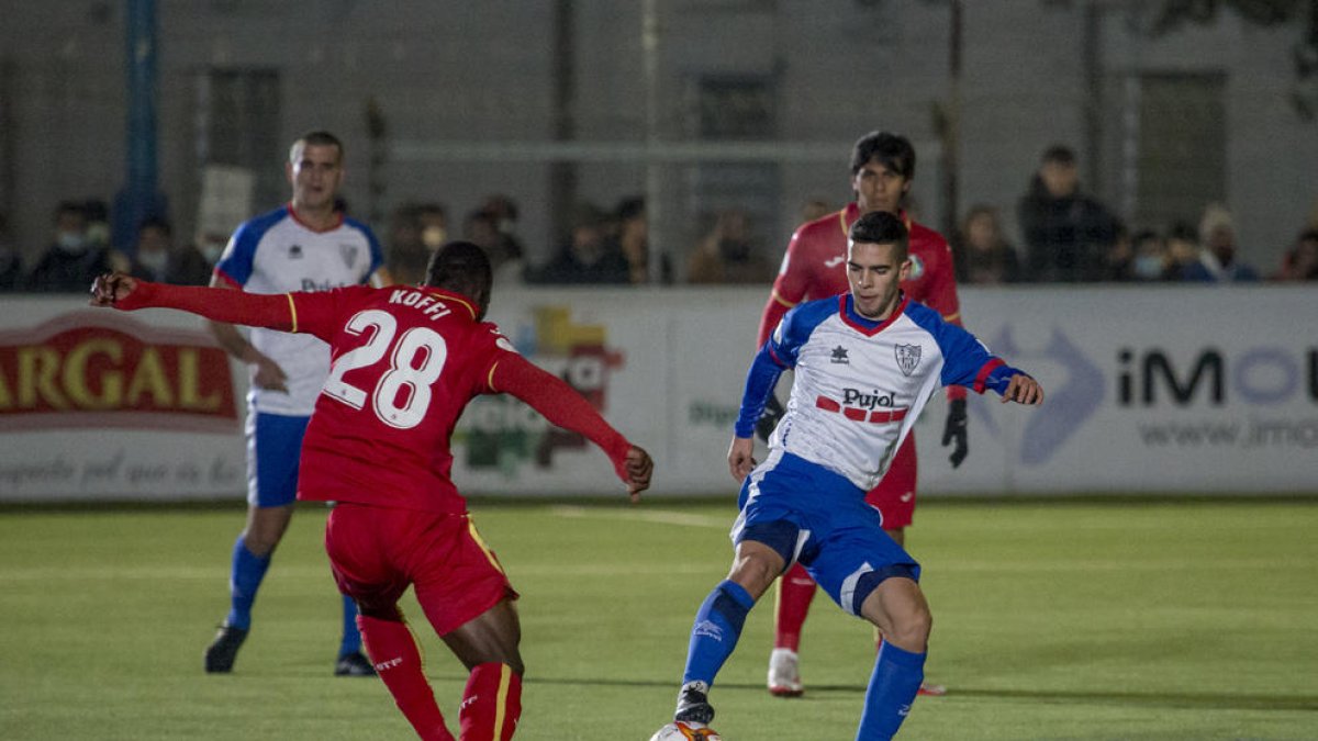 El Mollerussa va tutejar en la primera part el Getafe.