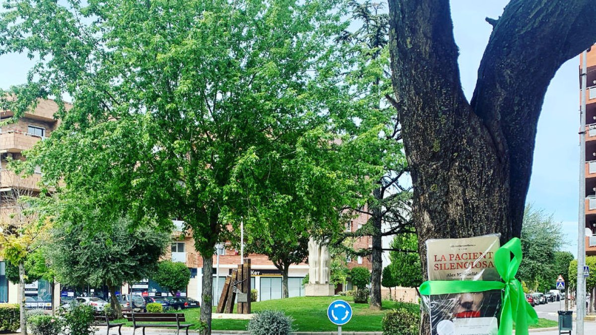 Una de las novelas que dejó ‘L’escampallibres’ el mes pasado en la Avinguda de la Pau de Mollerussa.