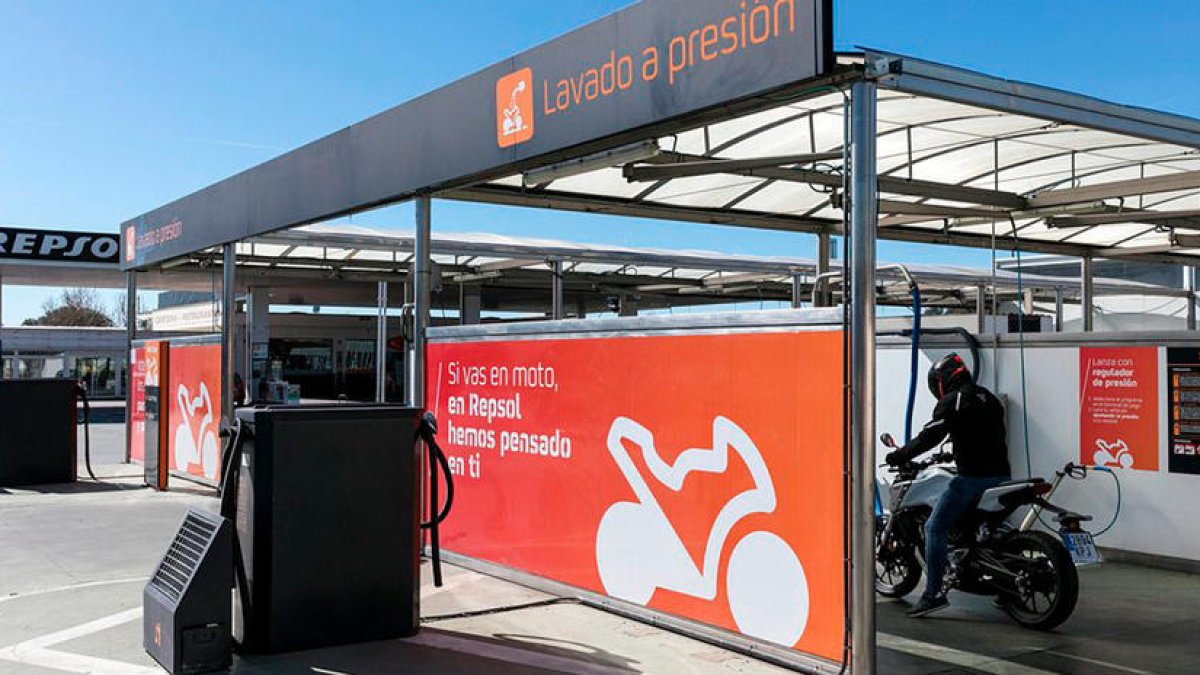Repsol dedica a les seues estacions una àrea per a motoristes