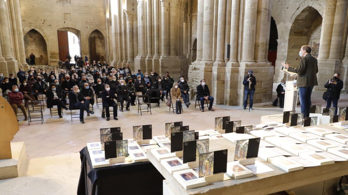 La Agrupació Ilerdenca de Pessebristes celebró por primera vez la clausura del ciclo en la Seu Vella.