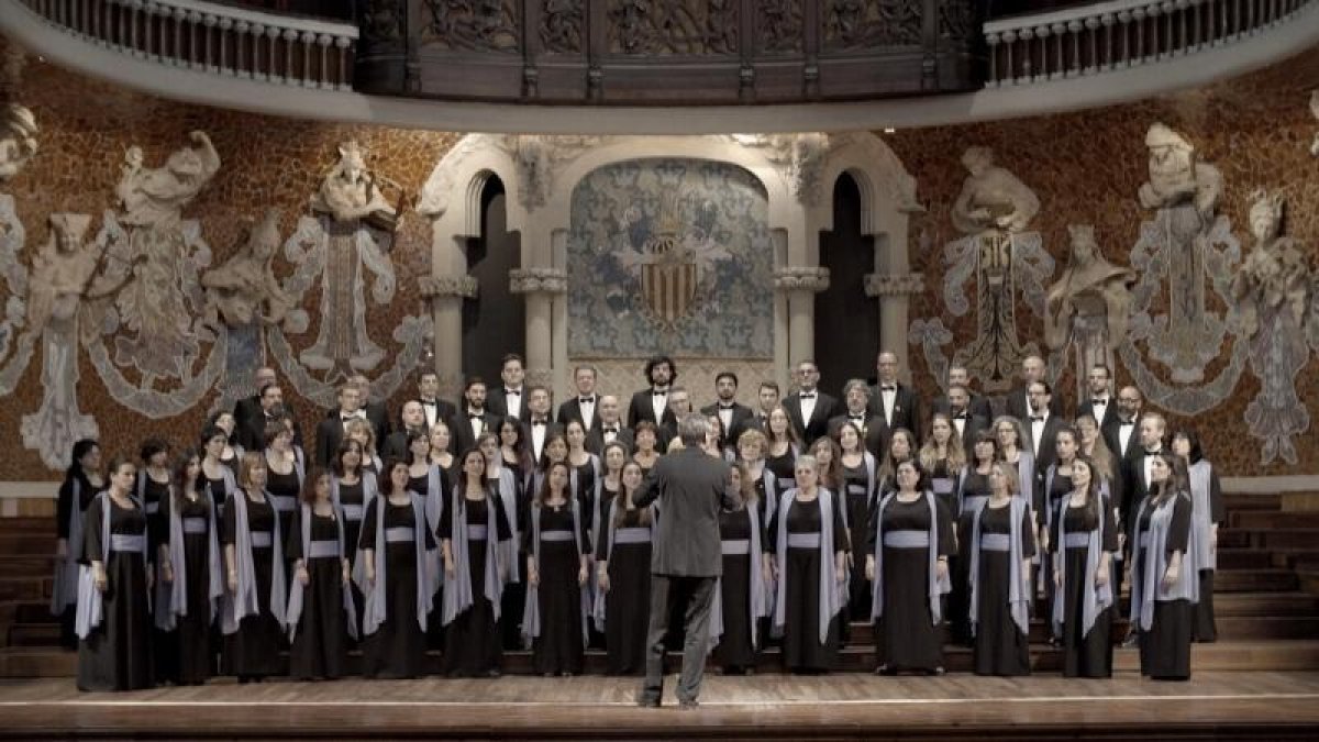 Un concierto en la impresionante sala del Palau de la Música Catalana.