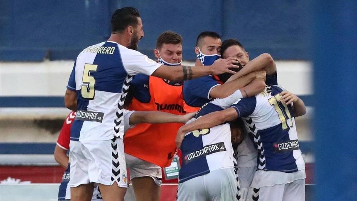 La celebración del ascenso.