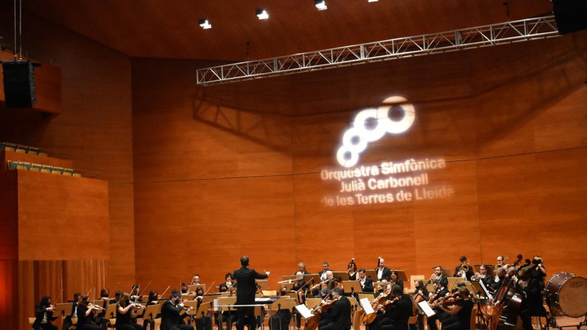 Un momento del concierto del pasado domingo en el Auditorio.