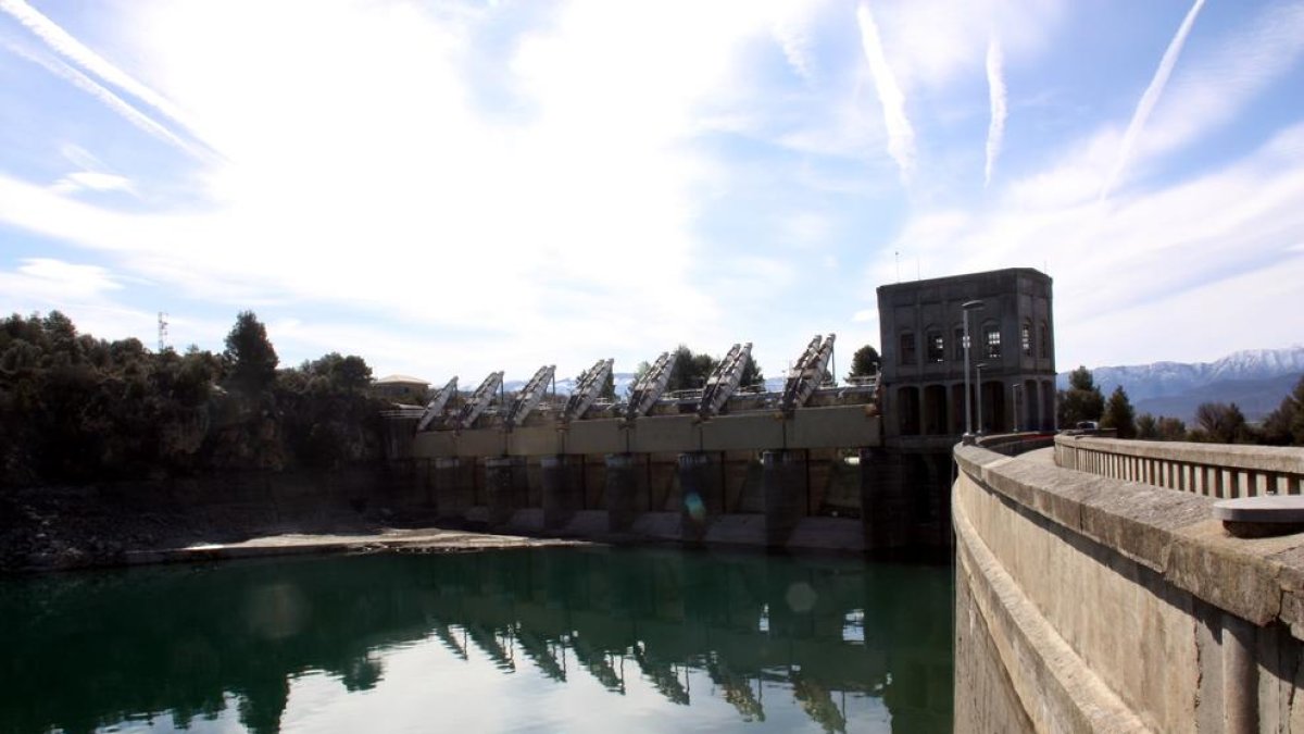 Imagen de la presa de Sant Antoni, en el Pallaresa, que actualmente gestiona Endesa.