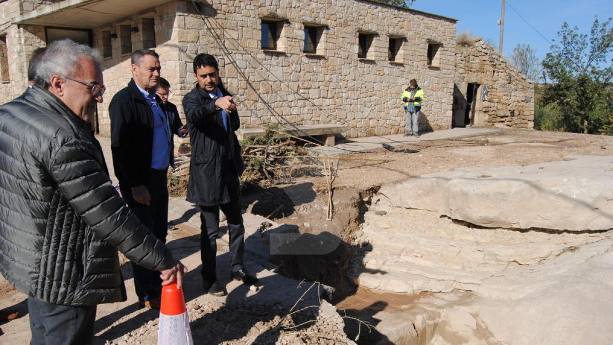 Calvet anuncia más de 1 millón de euros para rehacer el puente del Vilosell