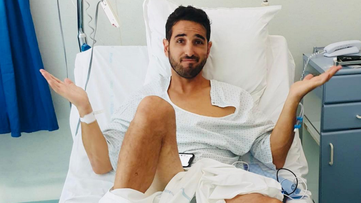 Antonio Navas es fractura el peroné