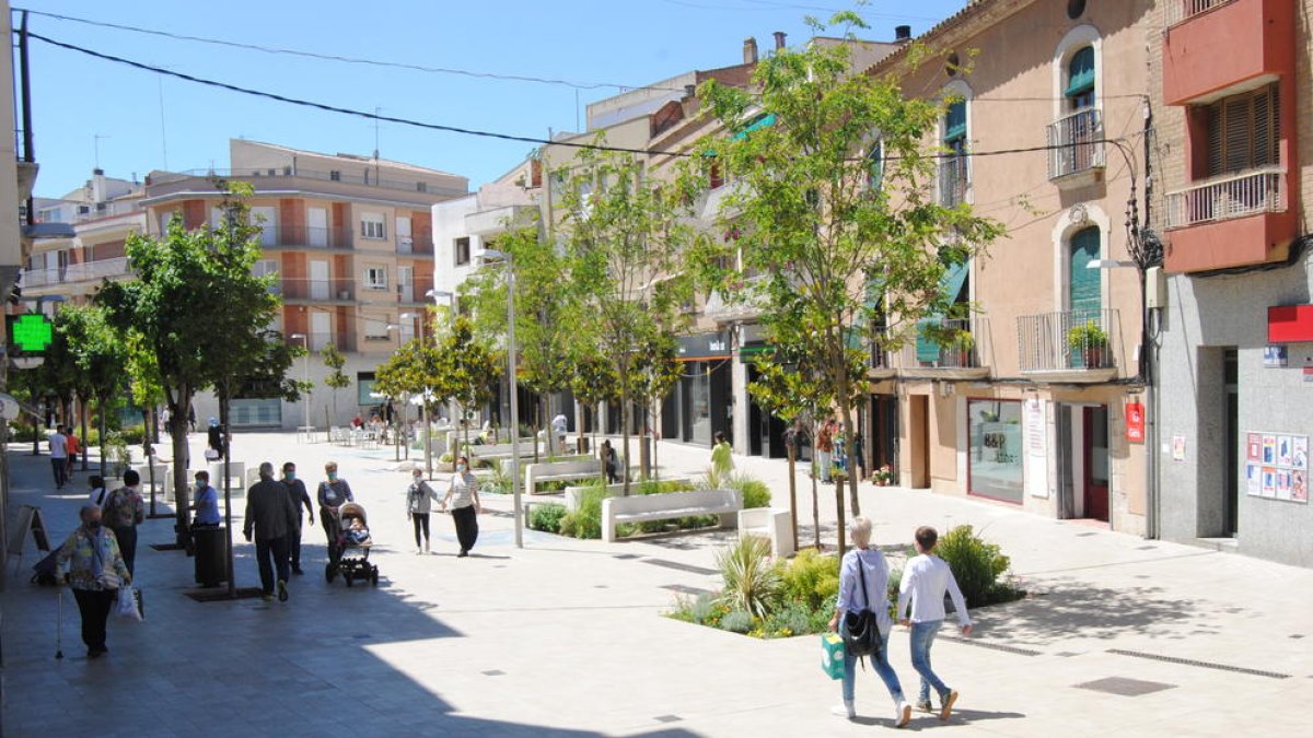 Imatge del centre de Mollerussa.