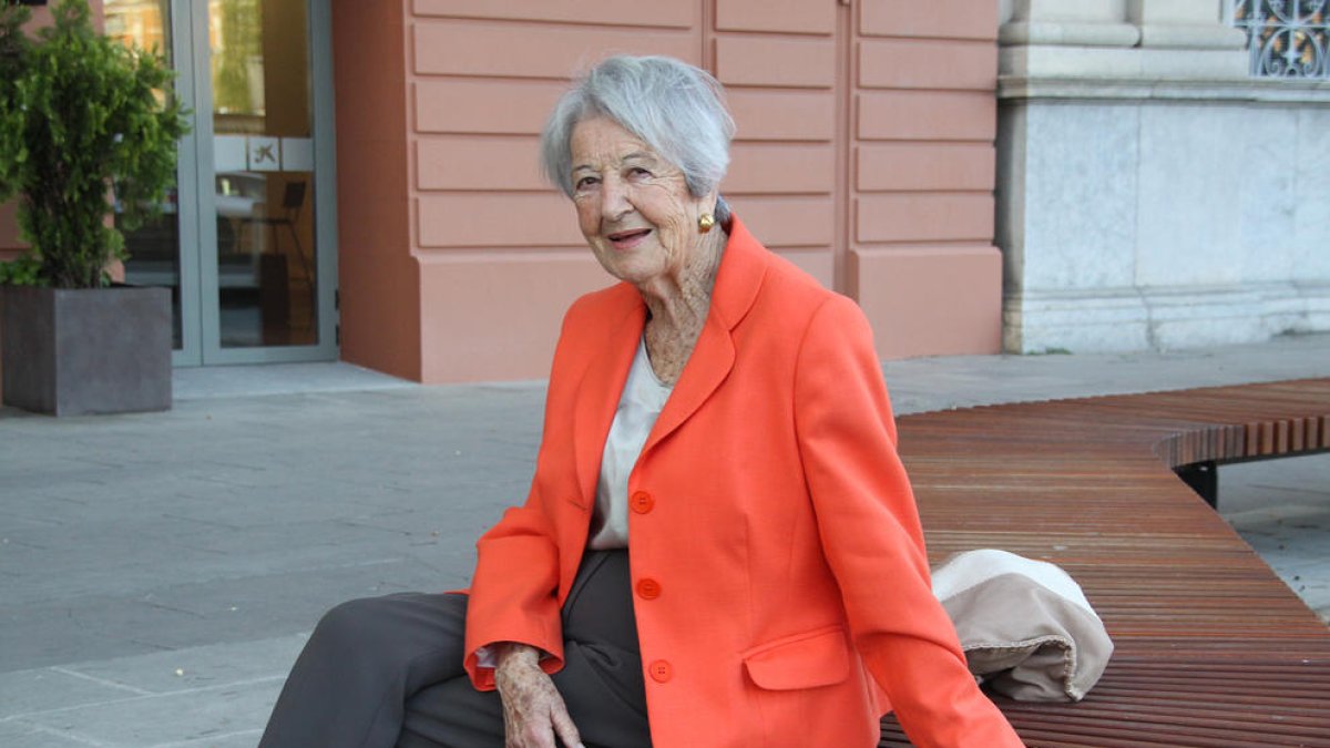 La actriz Asunción Balaguer, fue invitada de honor en 2013 de la Mostra de Cinema Llatinoamericà.