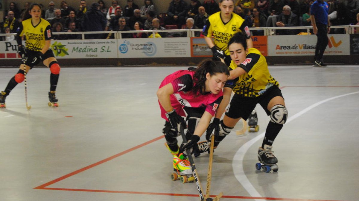 Victòria Porta, en una foto d’arxiu, va marcar dos gols.