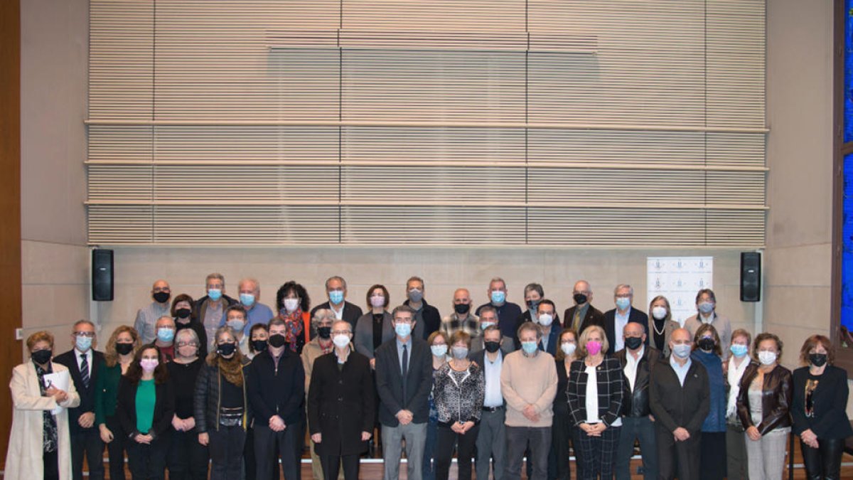 El acto se celebró en el Saló Victor Siurana del rectorado de la Universitat de Lleida.