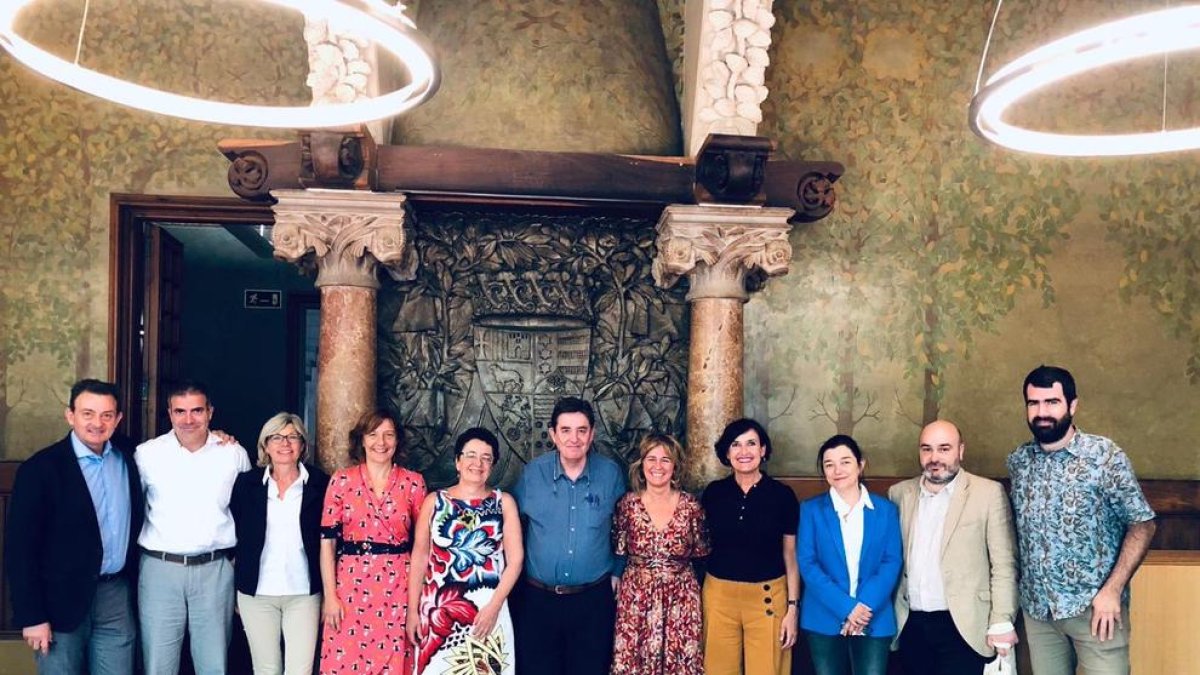 La reunión que mantuvieron las 4 instituciones el pasado año.