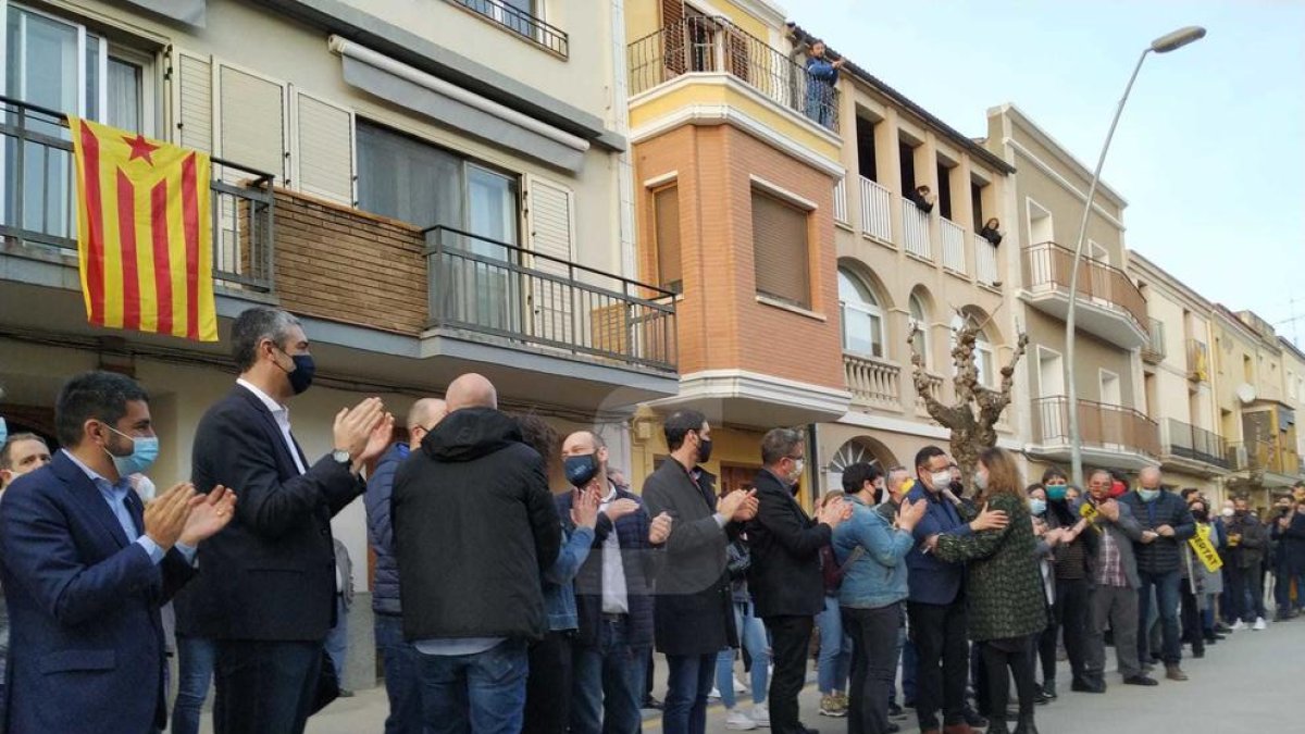 Meritxell Serret torna a Vallfogona de Balaguer després de tres anys d'exili