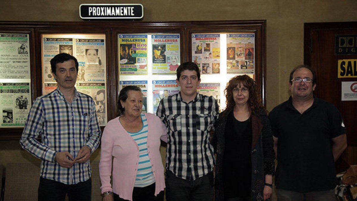 Els responsables del cine Urgell.