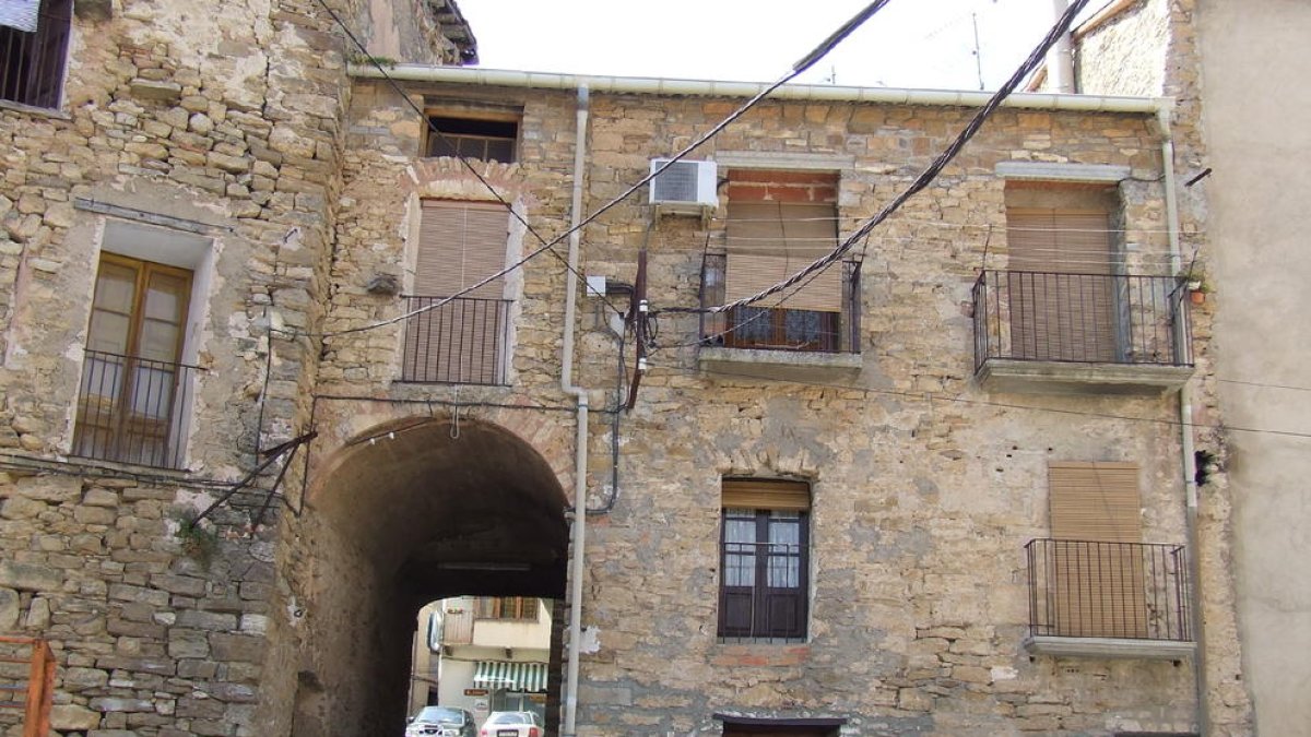 Imatge d’arxiu del nucli de Figuerola d’Orcau.