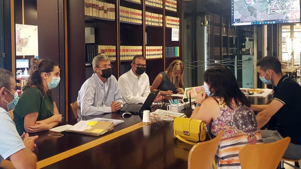 La reunión mantenida ayer para impulsar este proyecto.