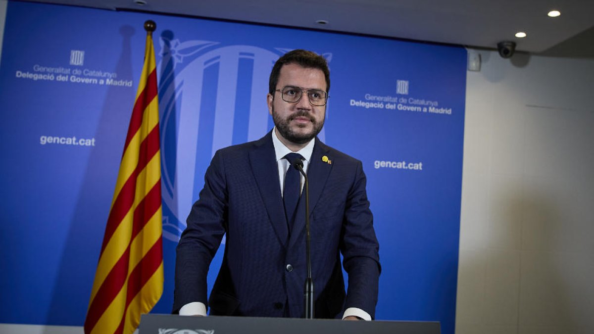 El president Aragonès.