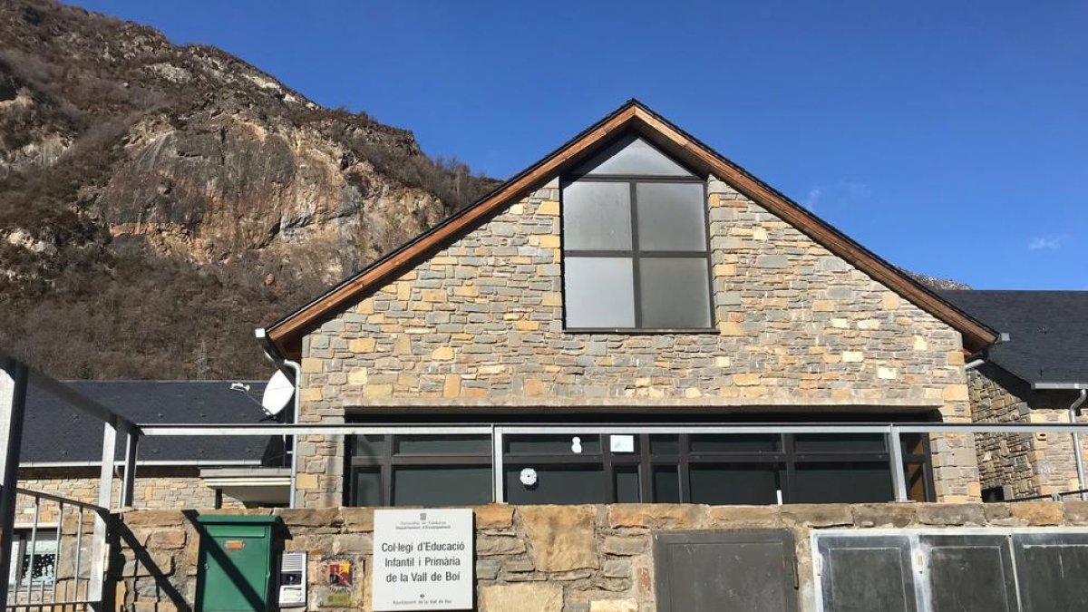 Imatge d’arxiu del col·legi de la Vall de Boí a Barruera.