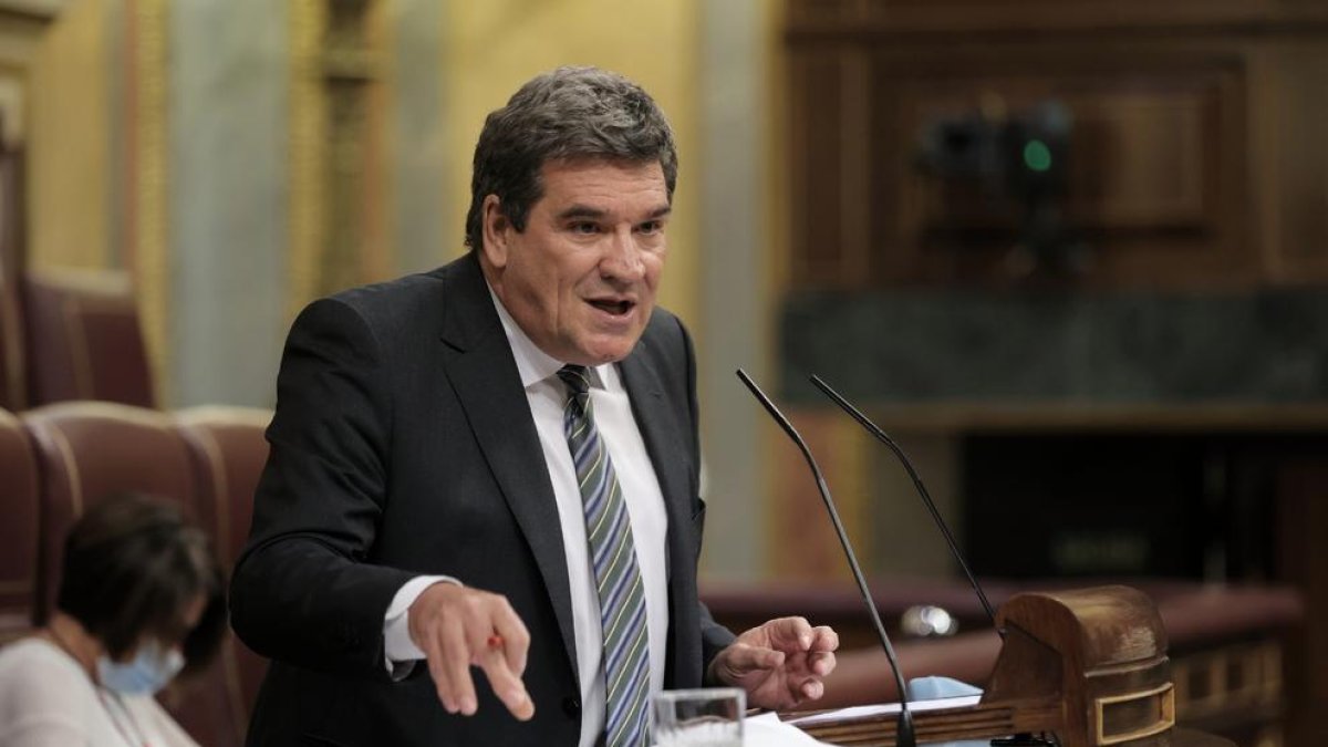 El ministre de Seguretat Social, José Luis Escrivá, ahir.