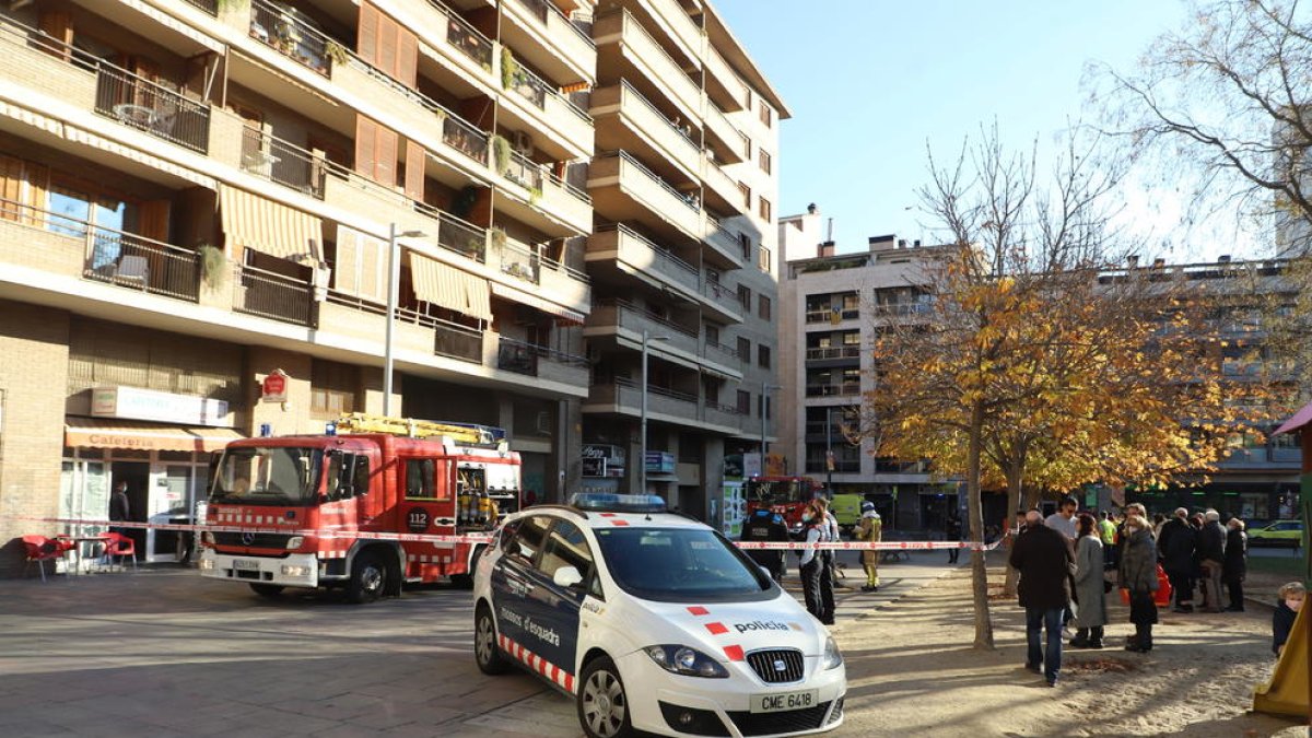 Durante el dispositivo se perimetró la zona.