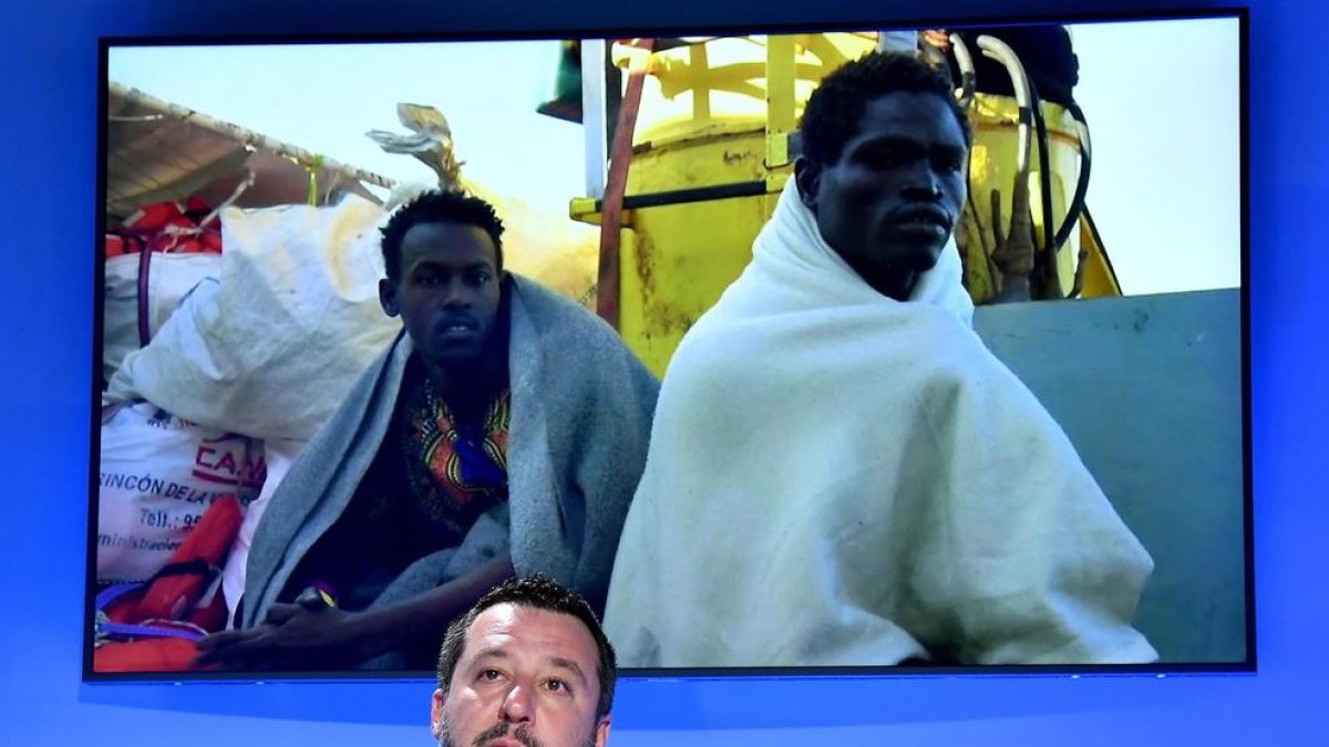 El vicepresidente y ministro de Interior de Italia, Matteo Salvini.