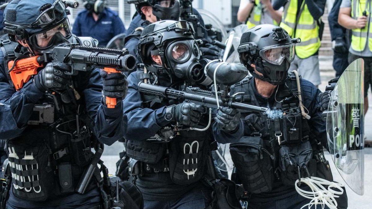 La resposta policial a les protestes ha tornat a endurir-se.