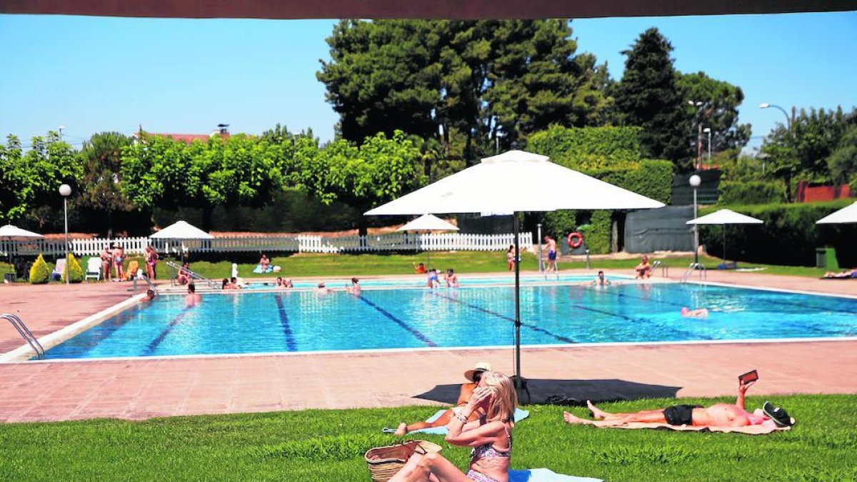 Una piscina abierta en Lleida.