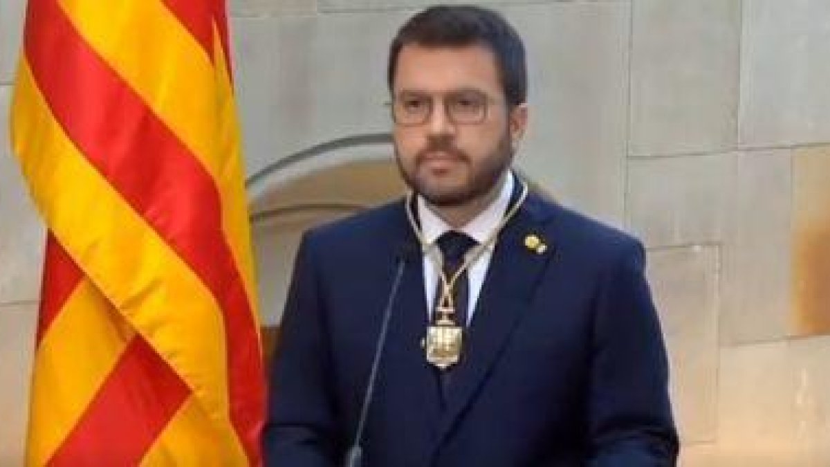 Aragonès promet el seu càrrec