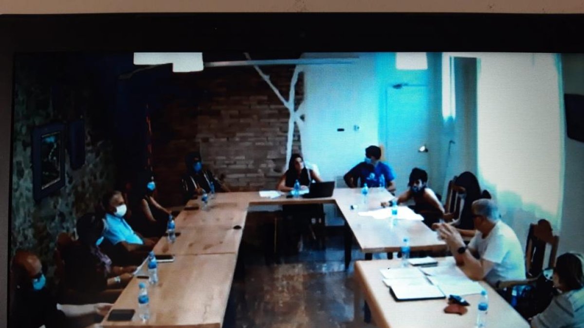 Imatge virtual del ple del cartipàs de Ponts.