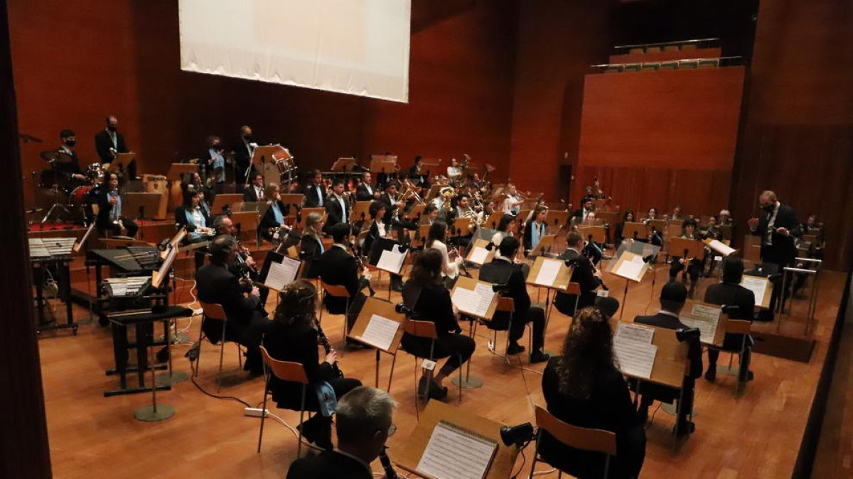 Concierto de la Banda Municipal de Lleida el pasado noviembre.