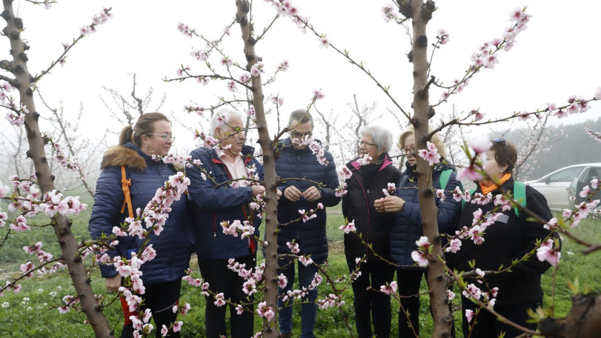 La ruta que se organizó el domingo en campos de Torres de Segre.