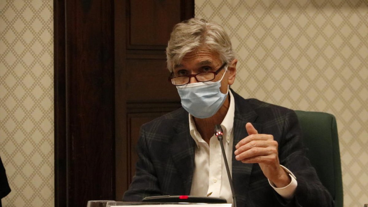 El conseller de Salud, Josep Maria Argimon.