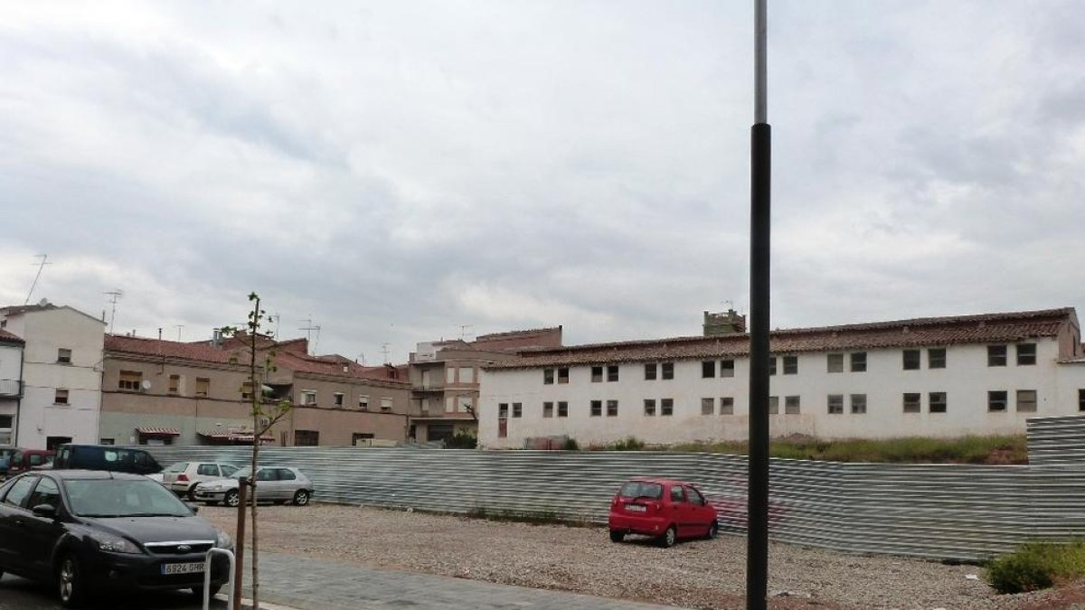 El solar donde se ubicará el archivo comarcal en Les Borges.