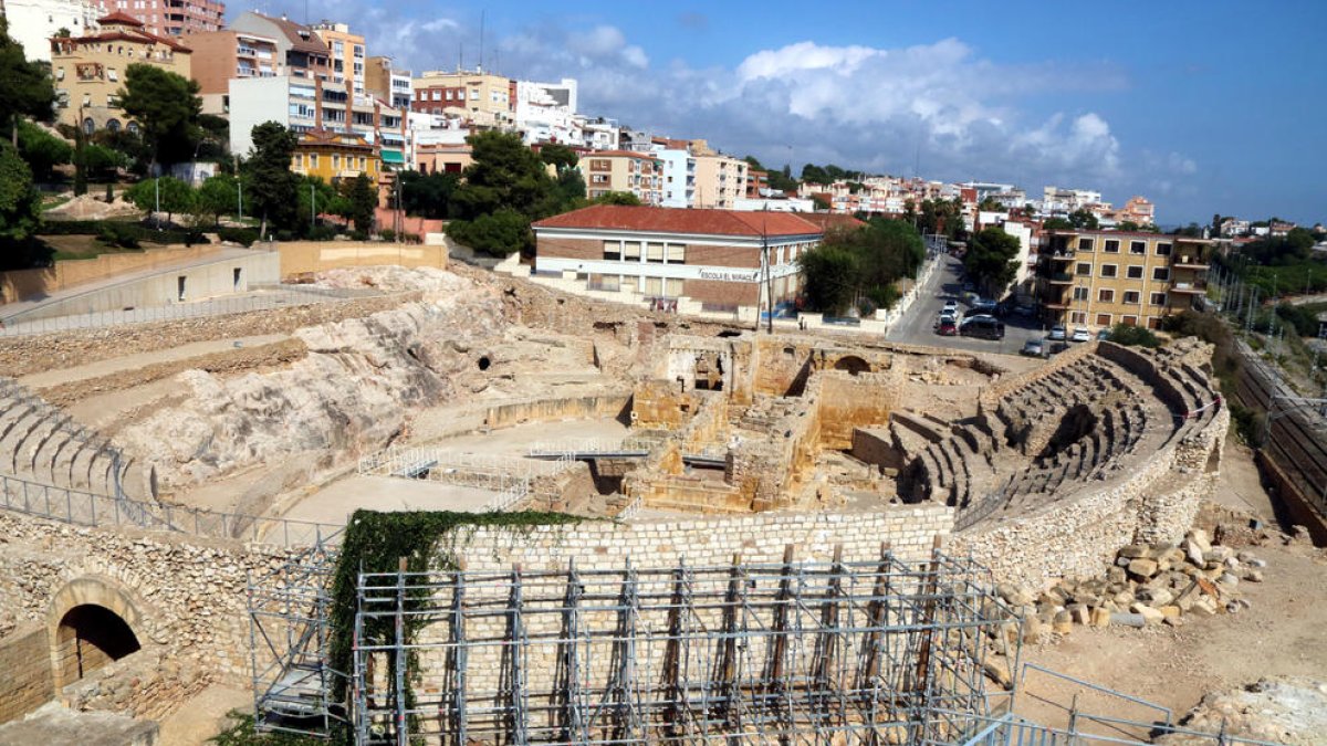 Imagen del anfiteatro romano de Tarragona, declarado Patrimonio de la Humanidad por la UNESCO.