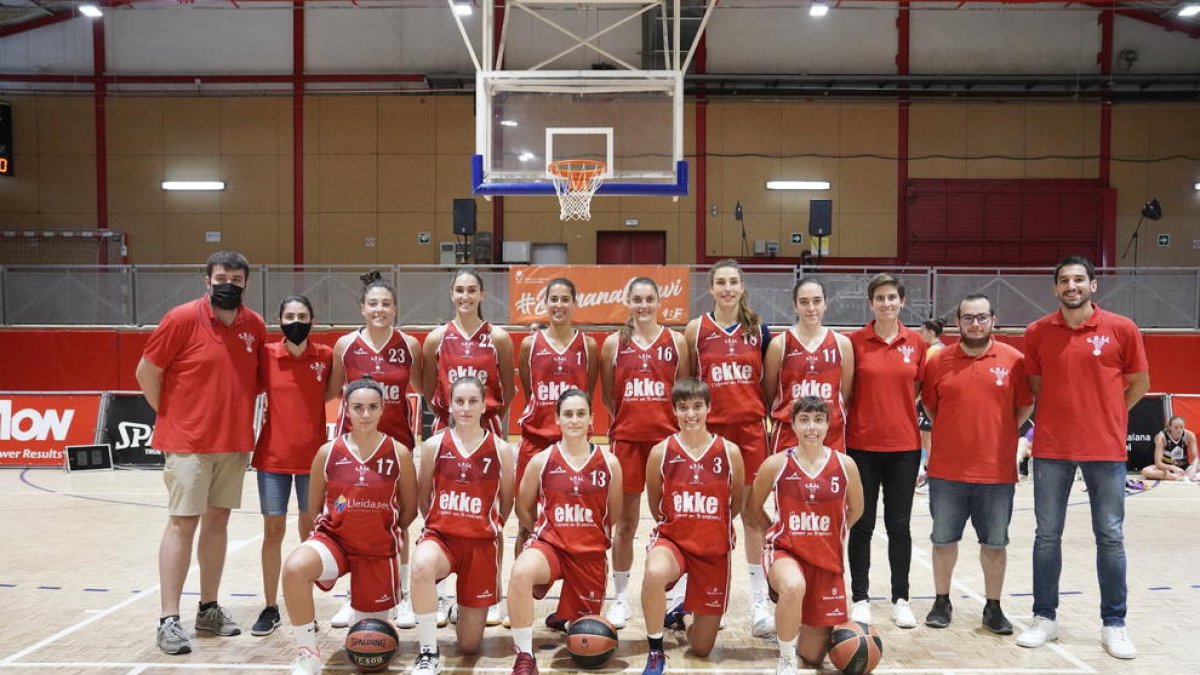 L’Ekke CB Lleida debuta demà a la Lliga Femenina 2 amb un equip encara en construcció.