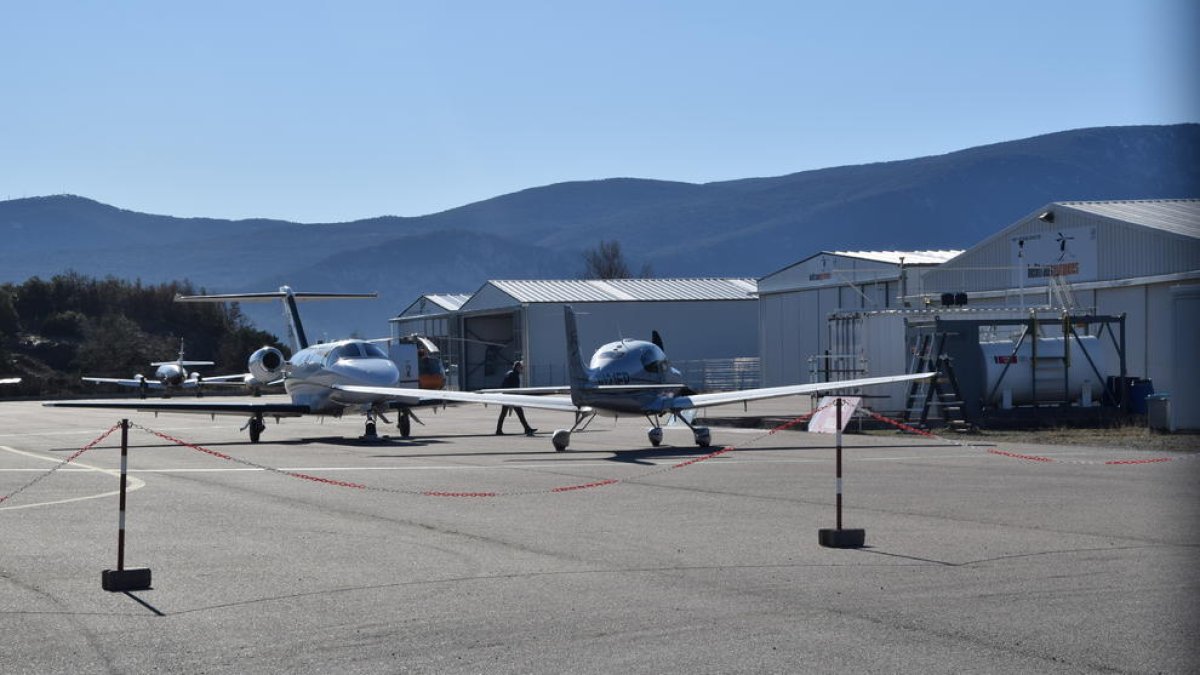 El aeropuerto de la Seu.