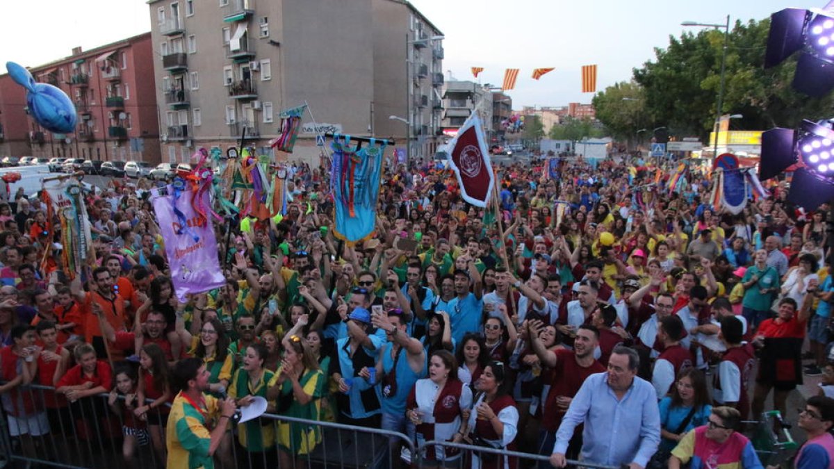 Inauguració de les festes de Pardinyes en una edició anterior.