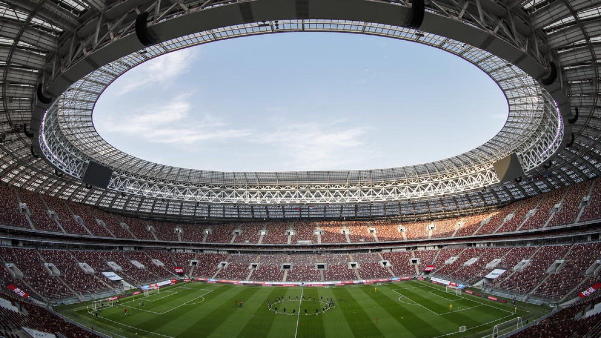 Un estadio de Catar.