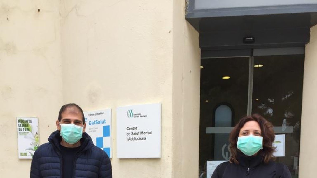 Joan Marc Dolcet i Marta Cobo són dos membres de l’equip.