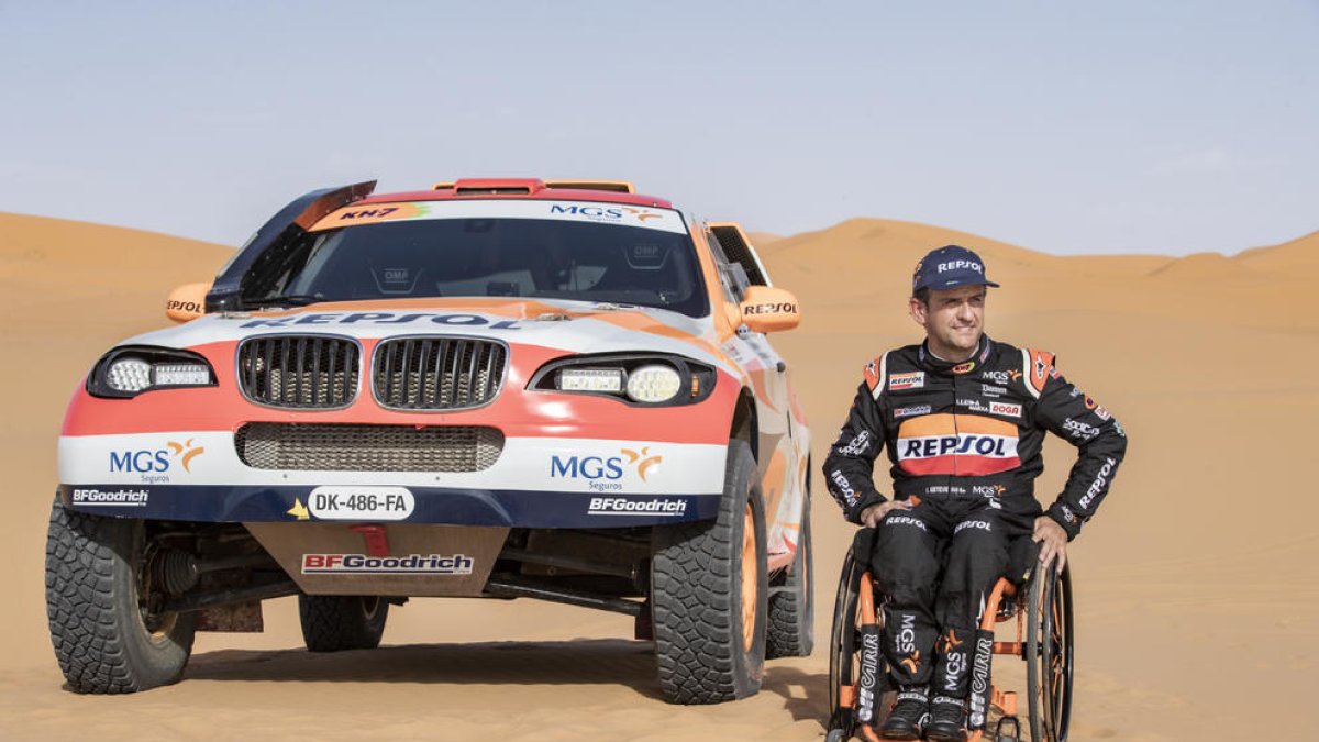 Isidre afronta el seu cinquè Dakar en cotxes.