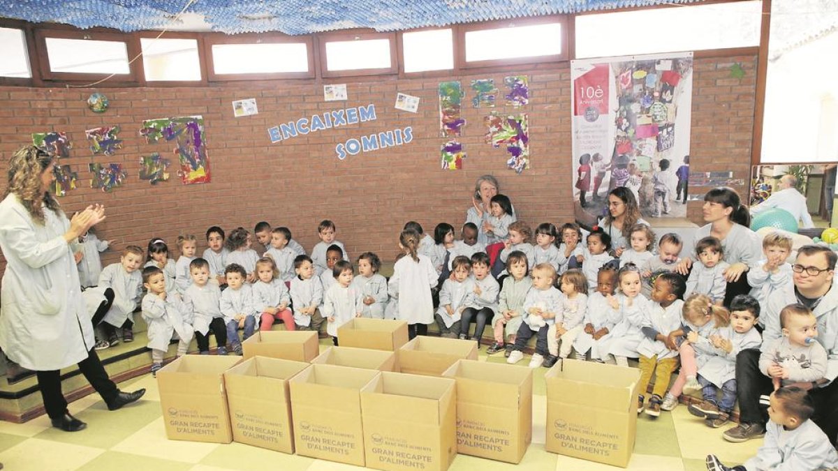 Imagen de archivo de una actividad en una “escola bressol” municipal.