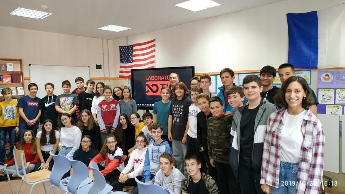 Alumnes d’El Carme coneixen els projectes del parc de Gardeny