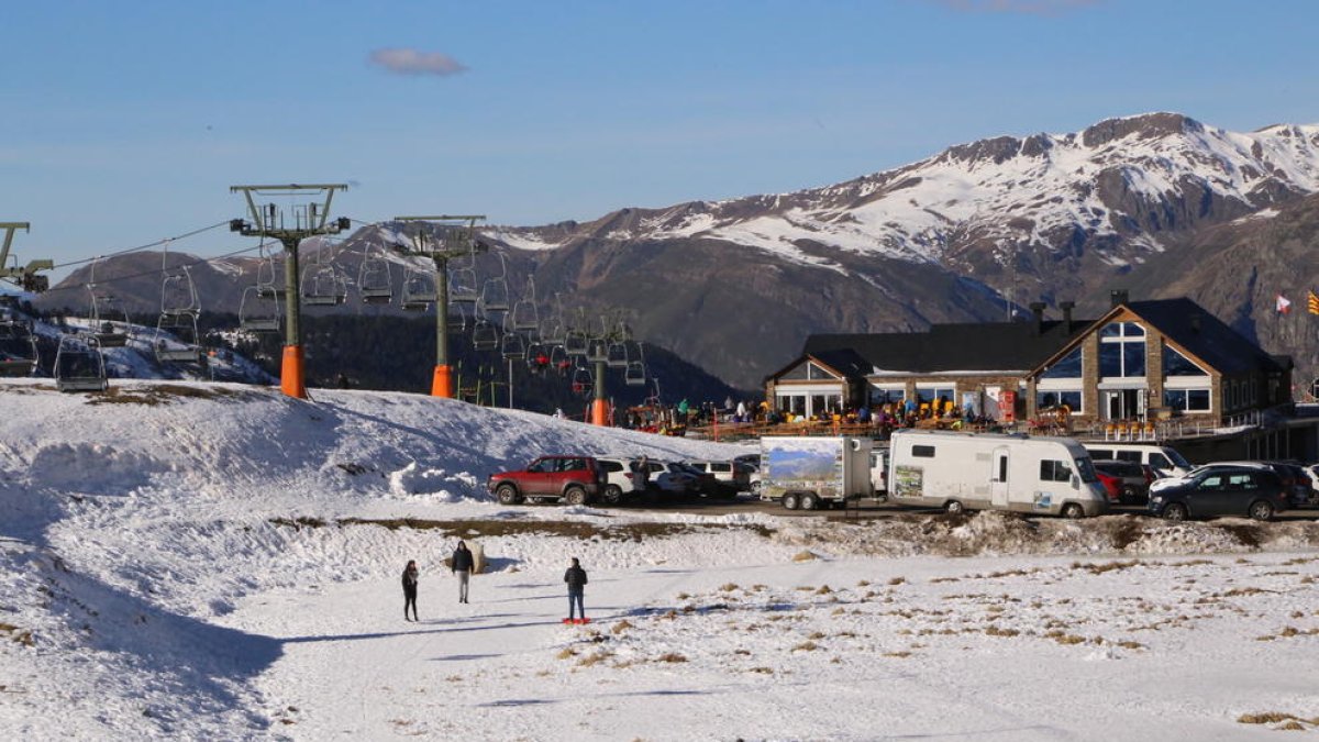 La estación de Baqueira ya ha desarrollado buena parte de su proyecto en la Bonaigua.