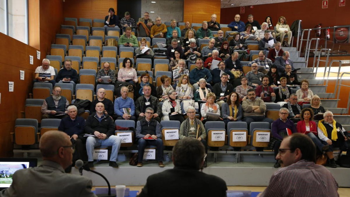 Imagen de archivo de una actividad en la sala de actos del local.