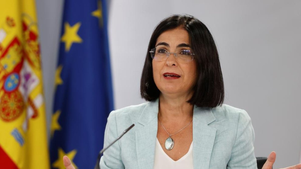 La ministra de Sanidad, Carolina Darías