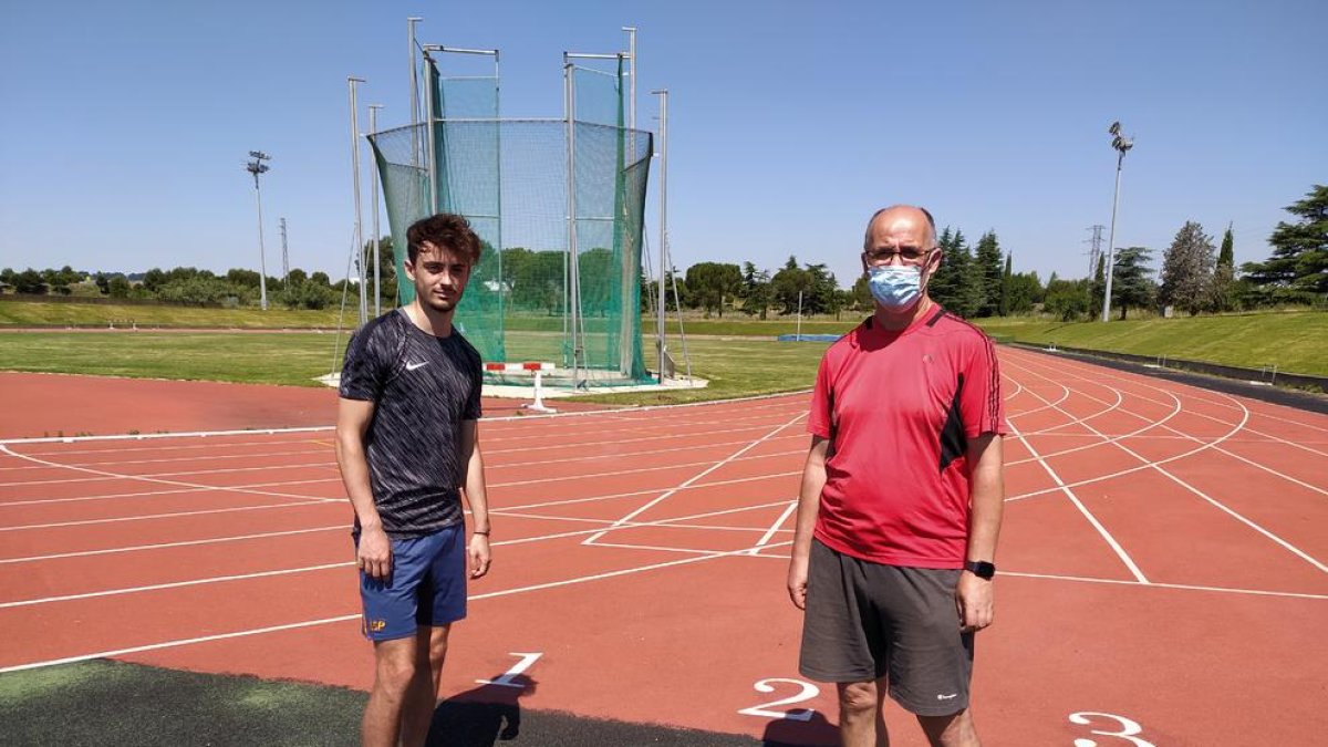 Aleix Porras i Salvador Porras, els primers a tornar a les pistes.
