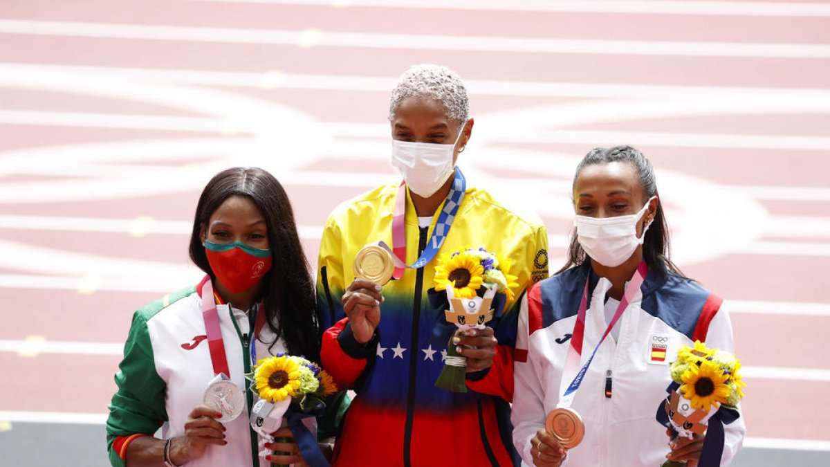 Lydia Valentín va haver de competir en 87 quilograms després d’un canvi de normativa.