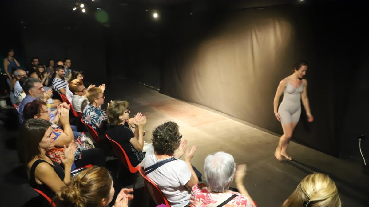 ‘Her’, de Íria Llena Gasol, una de las tres obras de ayer en La Saleta.